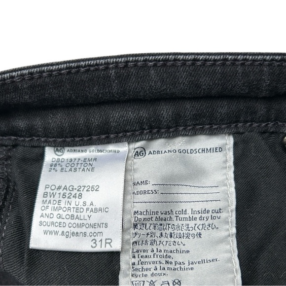 AG Adriano Goldschmied Gray Straight Leg Pants - Picture 7 of 11